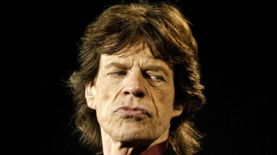 Mick Jagger can’t stop crying.