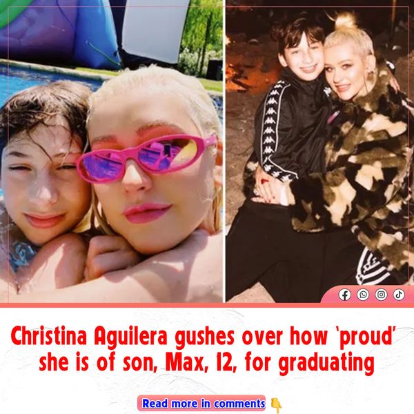 Christina Aguilera Proud of Son’s Graduation