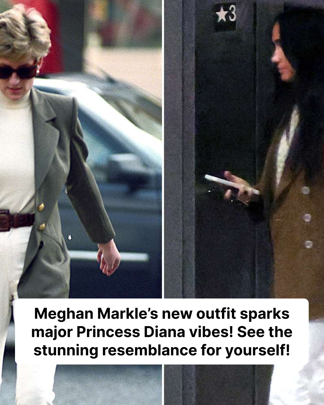 Meghan Markle Perfectly Recreates Princess Diana’s Iconic Blazer Outfit as She Returns from Nigeria