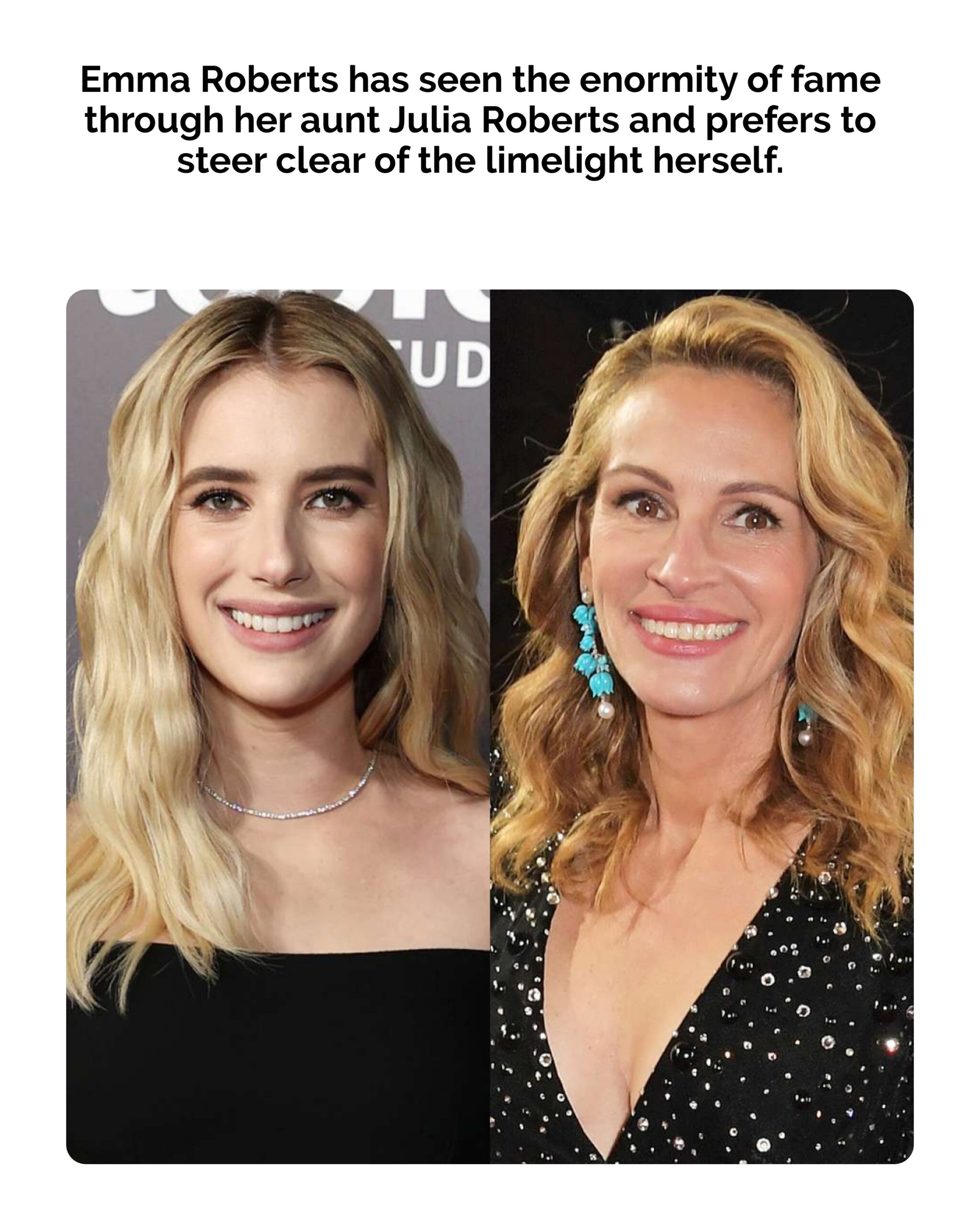 Emma Roberts Says Fame Is Not Her Goal After Seeing Aunt Julia Roberts’ ‘Scary’ Attention ‘Up Close’