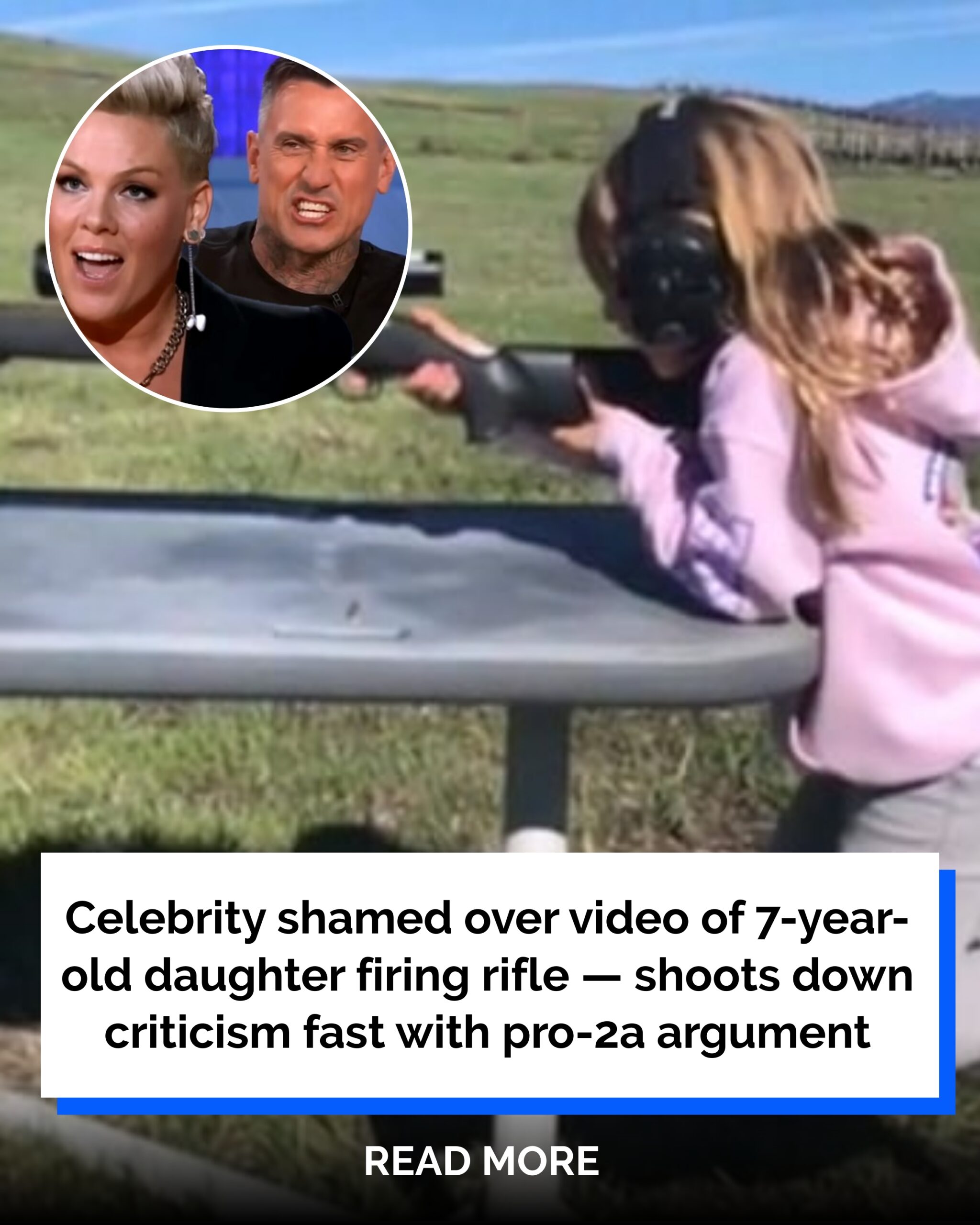 Celebrity Shamed Over Video Of 7-Year-Old Daughter Firing Rifle — He Shoots Down Criticism Fast With Pro-2A Argument