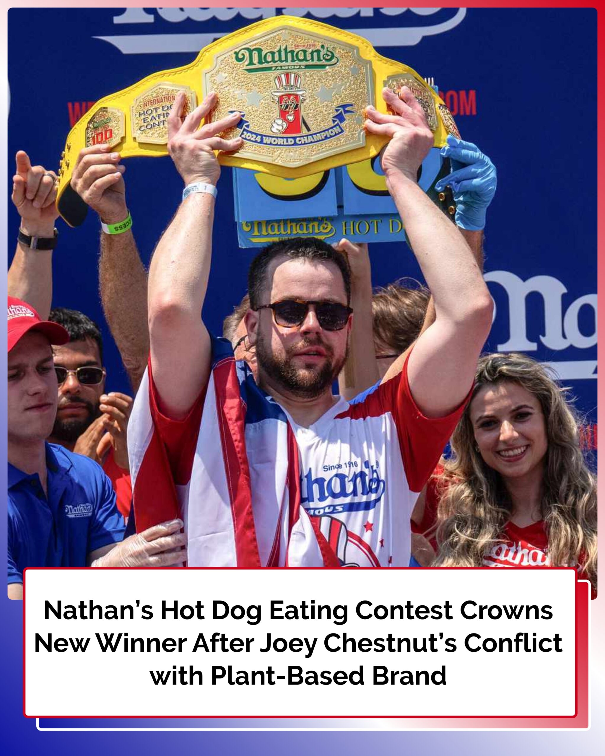 Nathan’s Hot Dog Eating Contest Crowns New Winner After Joey Chestnut’s Conflict with Plant-Based Brand