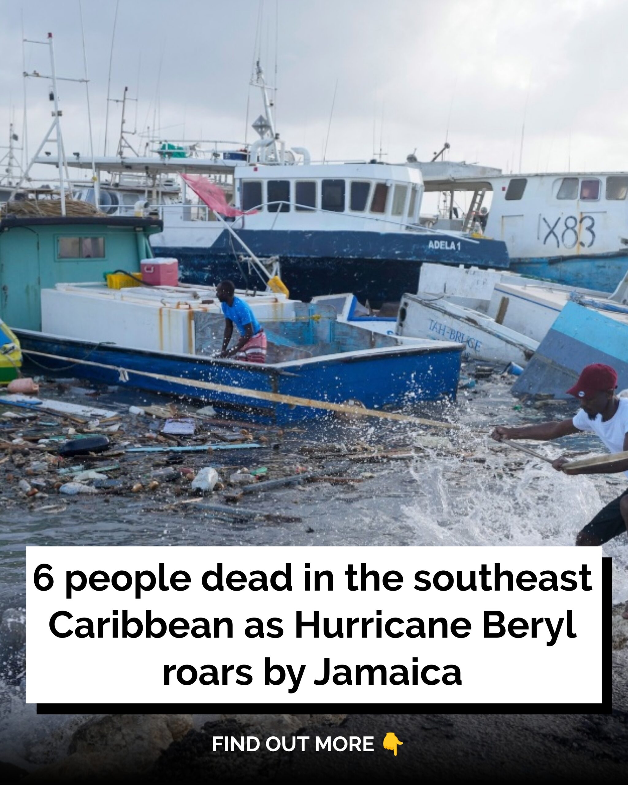 6 People Dead In The Southeast Caribbean As Hurricane Beryl Roars By Jamaica