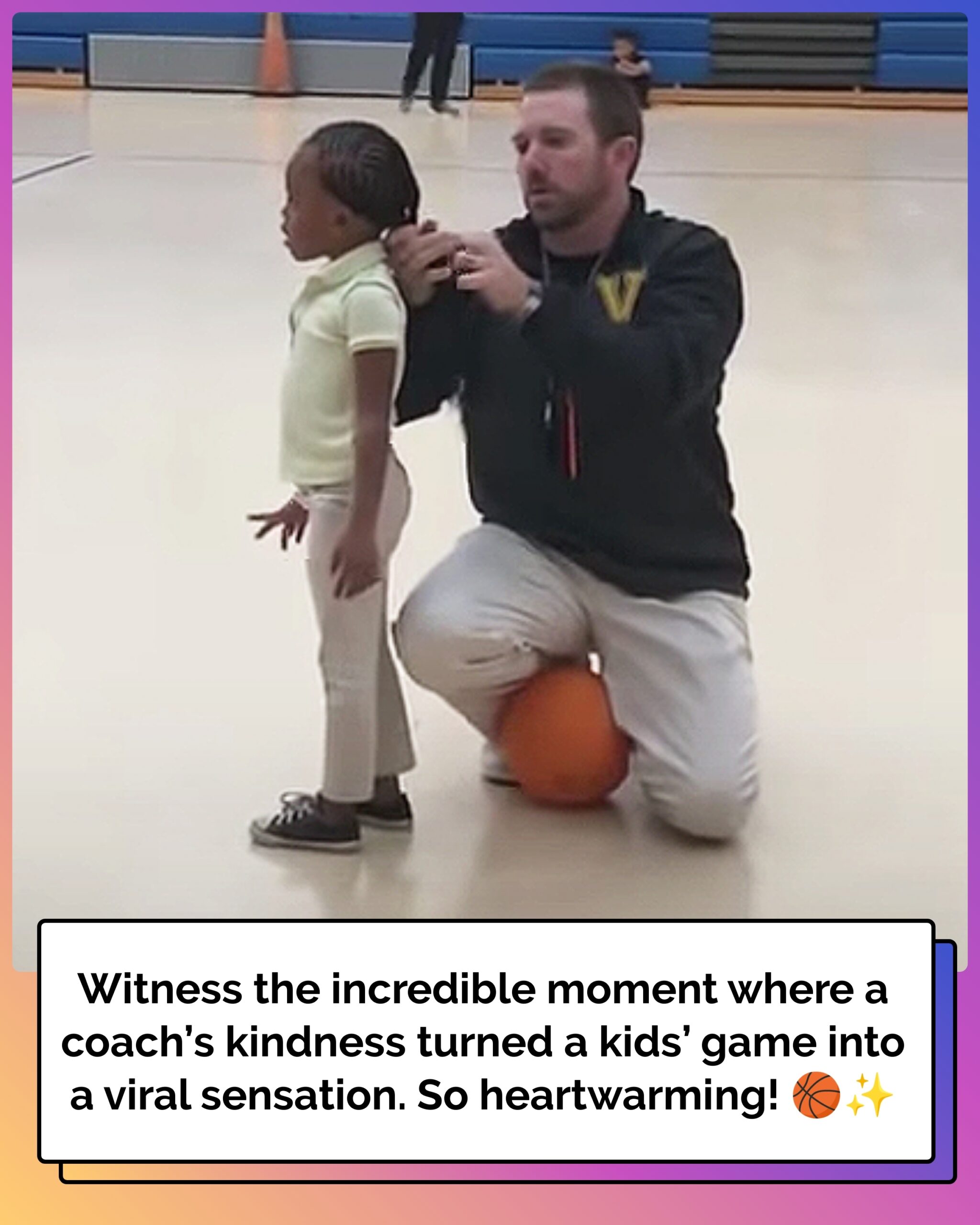 Coach Goes Viral Online for This One Act During Kids’ Basketball Game