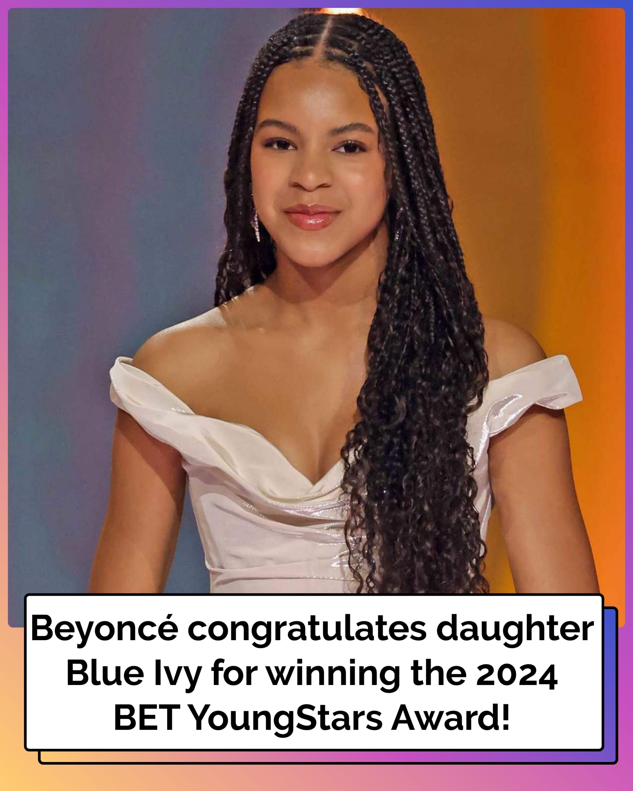 Beyoncé Congratulates Daughter Blue Ivy for Winning BET YoungStars Award
