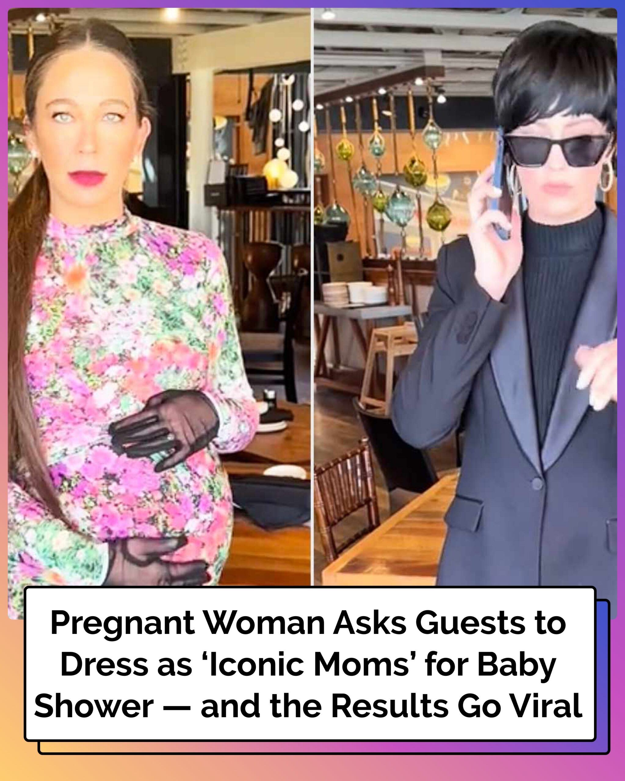 Pregnant Woman Asks Guests to Dress as ‘Iconic Moms’ for Baby Shower — and the Results Go Viral