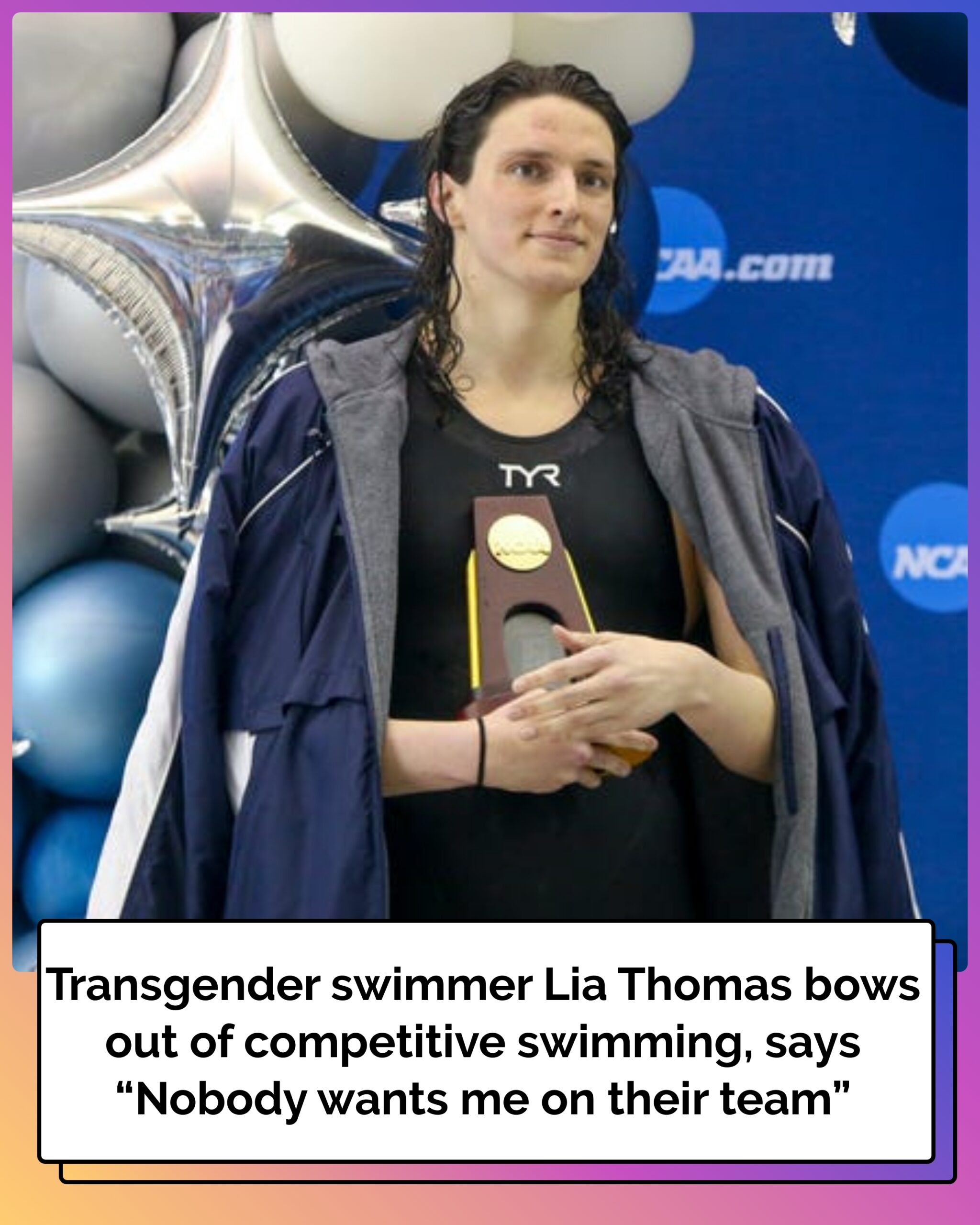 Lia Thomas Leaves Competitive Swimming Citing Emotional Turmoil and Isolation